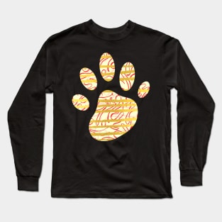 Unique Line Pattern Long Sleeve T-Shirt